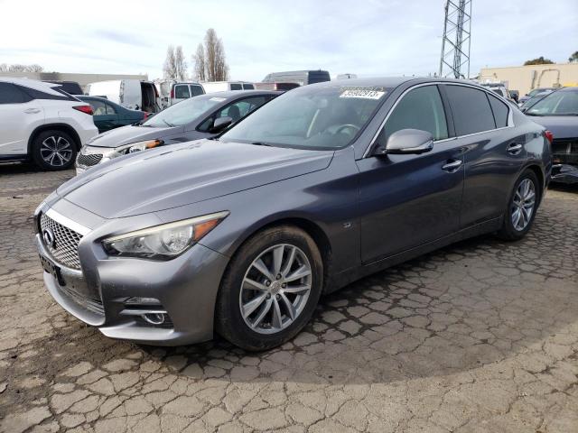 INFINITI Q50 BASE 2014 with VIN JN1BV7AP9EM679042 - Photo from auction