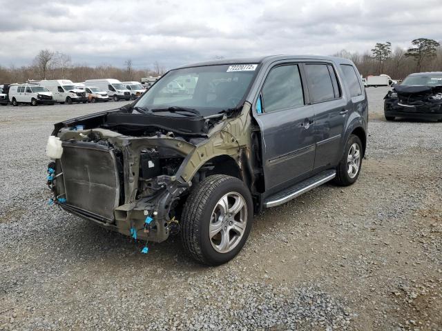 HONDA PILOT EXLN 2013 with VIN 5FNYF3H71DB009088 - Photo from auction