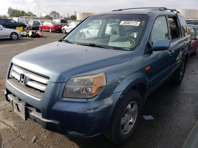 HONDA PILOT EX 2006 with VIN 2HKYF18426H535180 - Photo from auction