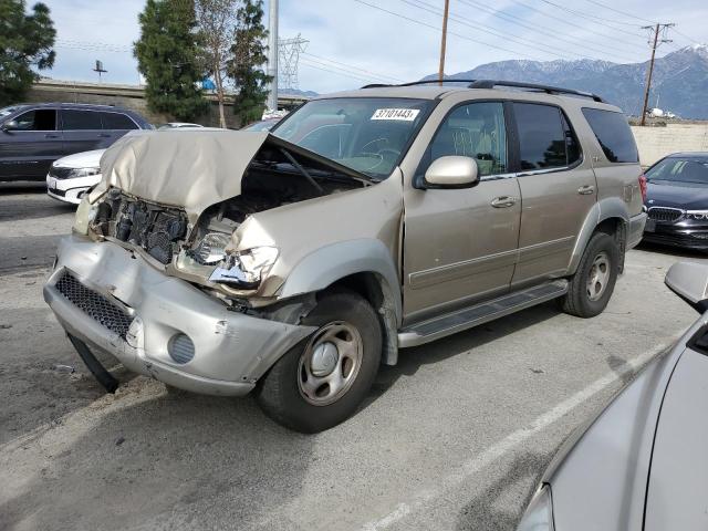 TOYOTA SEQUOIA SR 2002 with VIN 5TDZT34A82S057873 - Photo from auction