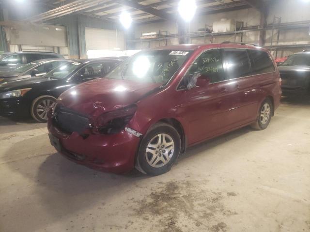HONDA ODYSSEY EX 2005 with VIN 5FNRL38435B424983 - Photo from auction
