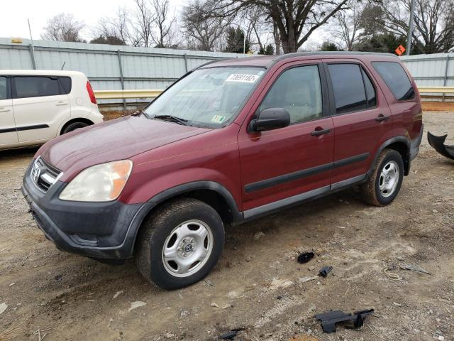 HONDA CR-V LX 2004 with VIN SHSRD78574U217839 - Photo from auction