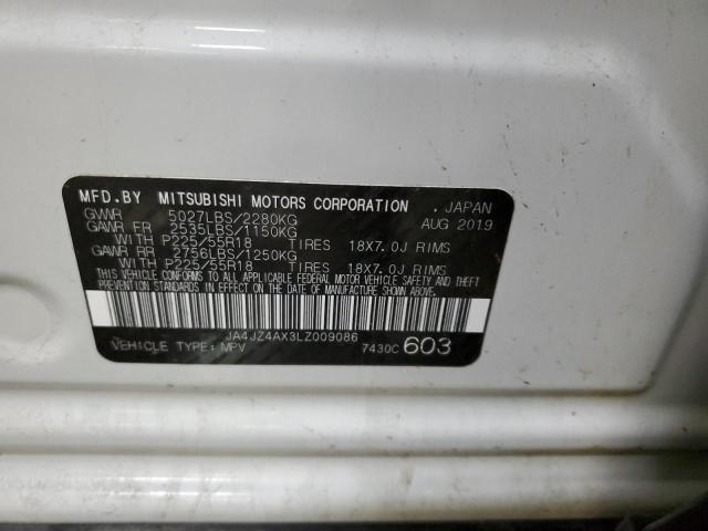 Photo 14 from auction – 2020 MITSUBISHI OUTLANDER with VIN JA4JZ4AX3LZ009086