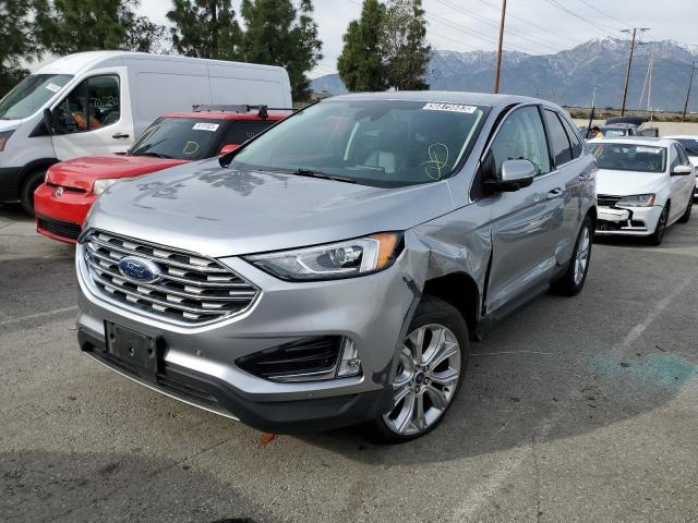 FORD EDGE TITAN 2021 with VIN 2FMPK4K94MBA27276 - Photo from auction