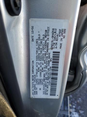Photo 14 from auction – 2003 TOYOTA 4RUNNER LI with VIN JTEBT17RX30017298