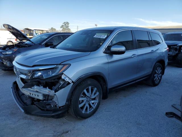 HONDA PILOT EXL 2019 with VIN 5FNYF5H51KB021393 - Photo from auction
