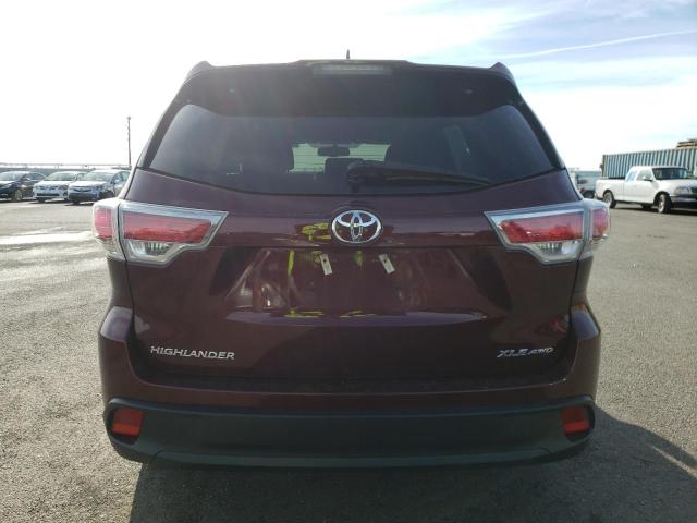 Photo 6 from auction – 2016 TOYOTA HIGHLANDER with VIN 5TDJKRFH5GS259705