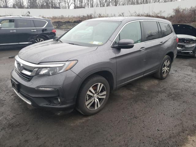 HONDA PILOT EXL 2021 with VIN 5FNYF6H56MB014139 - Photo from auction