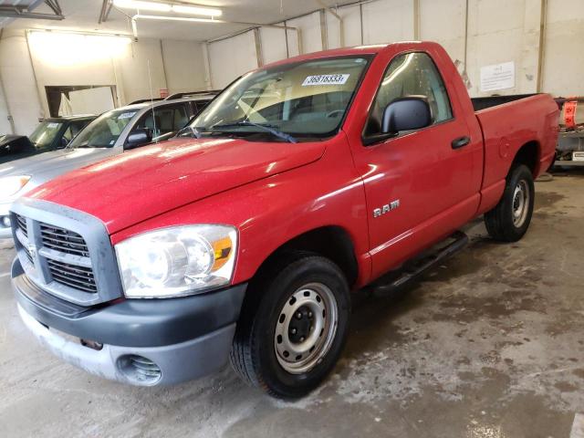 DODGE RAM 1500 S 2008 with VIN 1D7HA16K28J187204 - Photo from auction