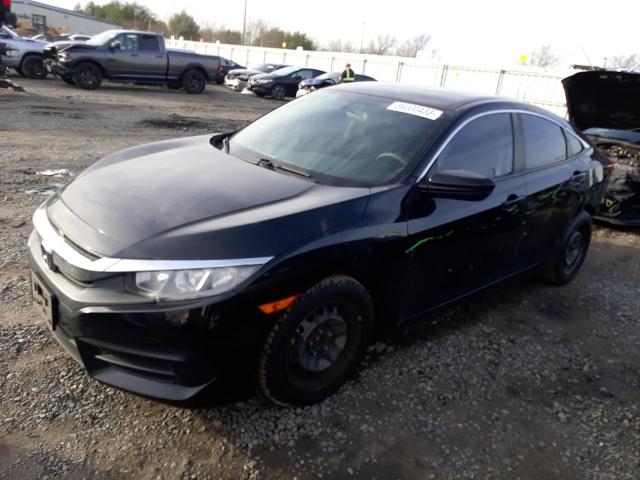HONDA CIVIC LX 2018 with VIN 2HGFC2F53JH593559 - Photo from auction