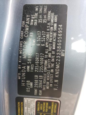 Photo 14 from auction – 2008 HYUNDAI ENTOURAGE with VIN KNDMC233386056954