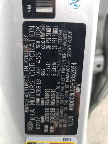 Photo 14 from auction – 2017 KIA NIRO EX with VIN KNDCC3LC0H5052934