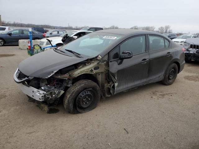 Photo 1 from auction – 2013 HONDA CIVIC LX with VIN 2HGFB2F58DH550231