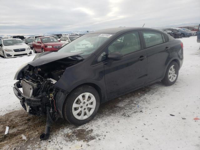 KIA RIO LX 2013 with VIN KNADM4A32D6107086 - Photo from auction