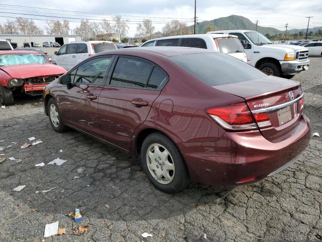 Photo 2 from auction – 2014 HONDA CIVIC LX with VIN 19XFB2F59EE268904