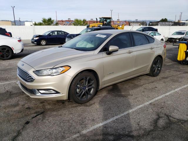 FORD FUSION SE 2018 with VIN 3FA6P0LU3JR248240 - Photo from auction