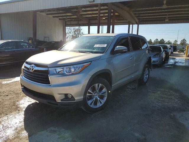 TOYOTA HIGHLANDER 2015 with VIN 5TDJKRFH0FS073262 - Photo from auction