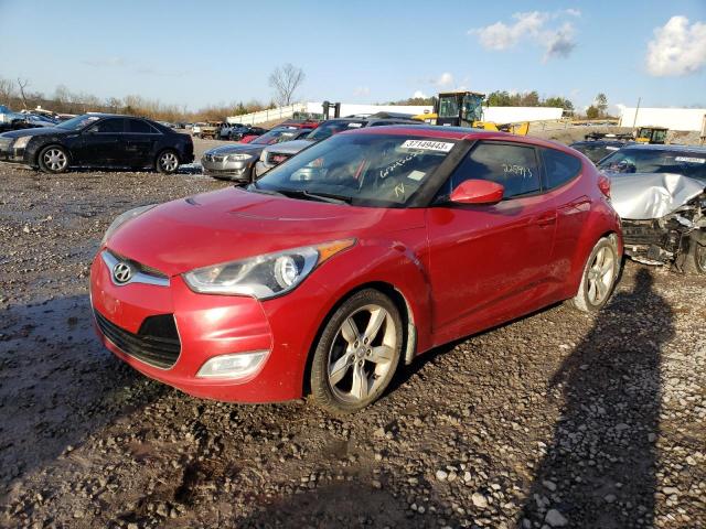 HYUNDAI VELOSTER 2014 with VIN KMHTC6AD3EU184614 - Photo from auction