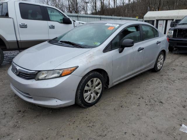 HONDA CIVIC DX 2012 with VIN 2HGFB2F27CH513692 - Photo from auction