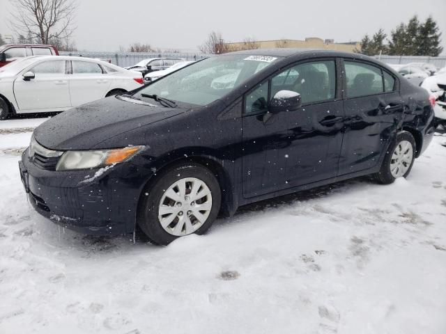HONDA CIVIC LX 2012 with VIN 2HGFB2F47CH103685 - Photo from auction