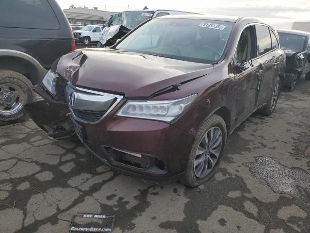 ACURA MDX TECHNO 2014 with VIN 5FRYD4H45EB017082 - Photo from auction