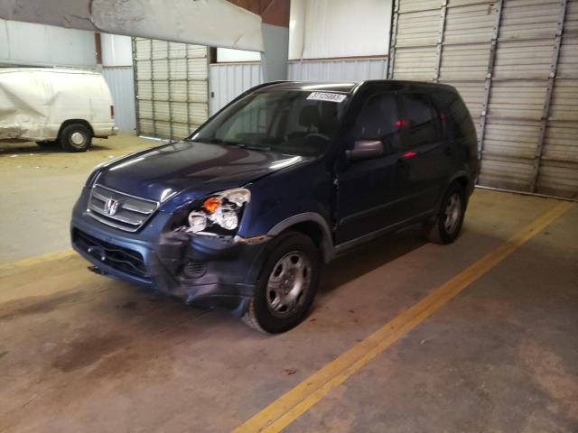 HONDA CR-V LX 2005 with VIN JHLRD68585C003302 - Photo from auction