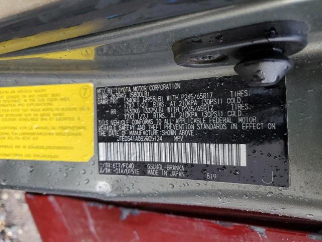 Photo 14 from auction – 2008 TOYOTA HIGHLANDER with VIN JTEDS41A082005124