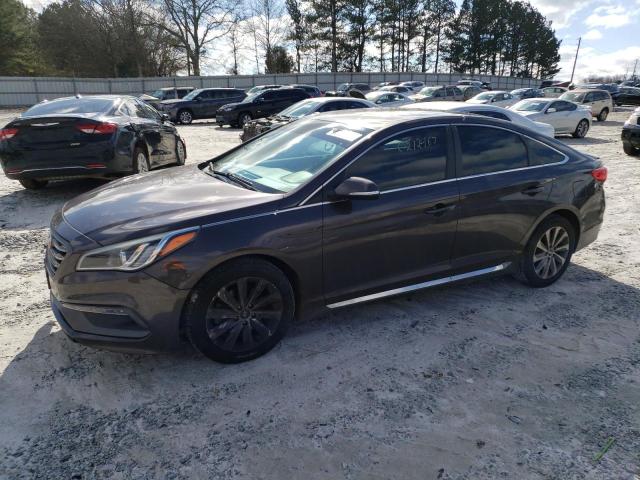 HYUNDAI SONATA SPO 2015 with VIN 5NPE34AF8FH051653 - Photo from auction