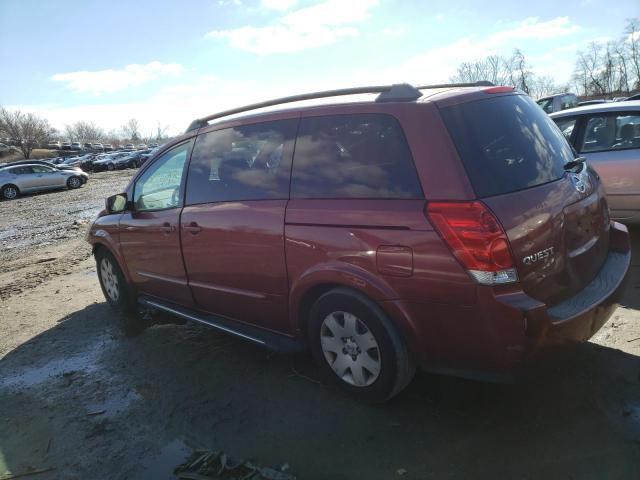 Photo 2 from auction – 2005 NISSAN QUEST S with VIN 5N1BV28U25N100183