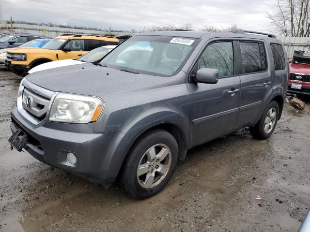 HONDA PILOT EXL 2011 with VIN 5FNYF4H50BB005826 - Photo from auction