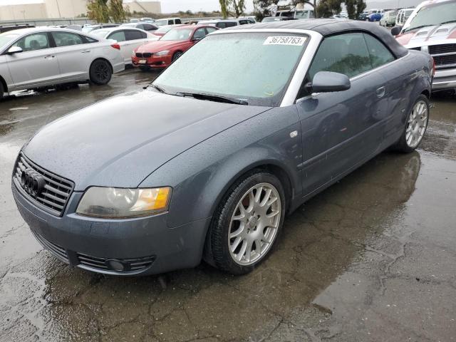 AUDI A4 S-LINE 2005 with VIN WAUBC48H45K019841 - Photo from auction