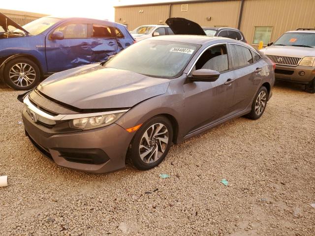 HONDA CIVIC EX 2018 with VIN 19XFC2F76JE020957 - Photo from auction