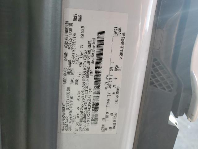 Photo 14 from auction – 2015 FORD TRANSIT T- with VIN 1FBZX2ZM2FKA87759