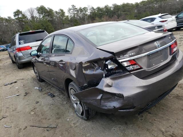 Photo 2 from auction – 2015 HONDA CIVIC LX with VIN 19XFB2F52FE294973