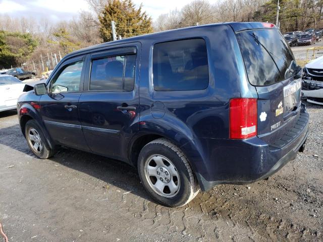 Photo 2 from auction – 2012 HONDA PILOT LX with VIN 5FNYF4H22CB035000