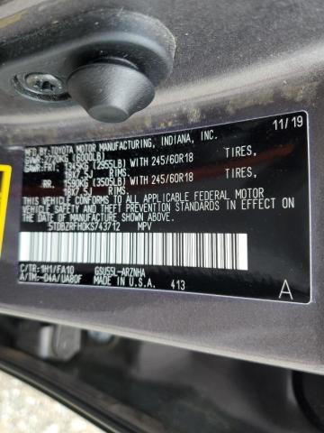 Photo 14 from auction – 2019 TOYOTA HIGHLANDER with VIN 5TDBZRFH0KS743712