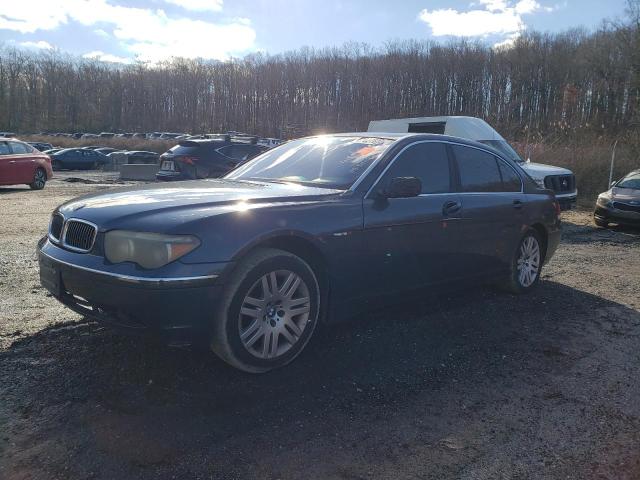 BMW 745 LI 2002 with VIN WBAGN63472DR05703 - Photo from auction