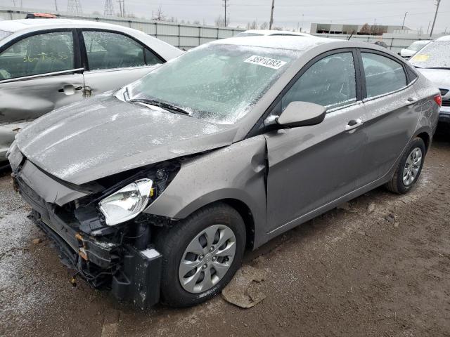 HYUNDAI ACCENT SE 2017 with VIN KMHCT4AE3HU358439 - Photo from auction