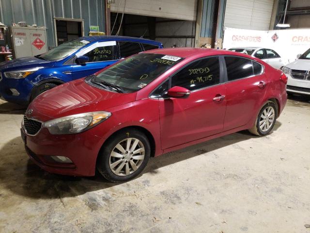 KIA FORTE EX 2014 with VIN KNAFX4A82E5119676 - Photo from auction