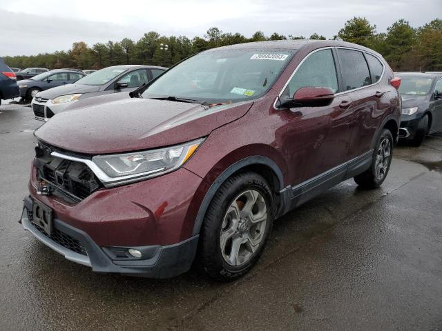 HONDA CR-V EX 2019 with VIN 2HKRW2H57KH620674 - Photo from auction