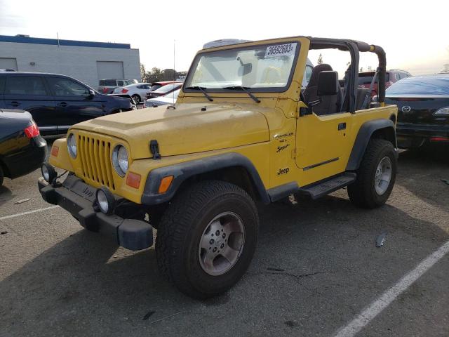 JEEP WRANGLER / 2000 с VIN 1J4FA49S9YP773565 - Фото с аукциона