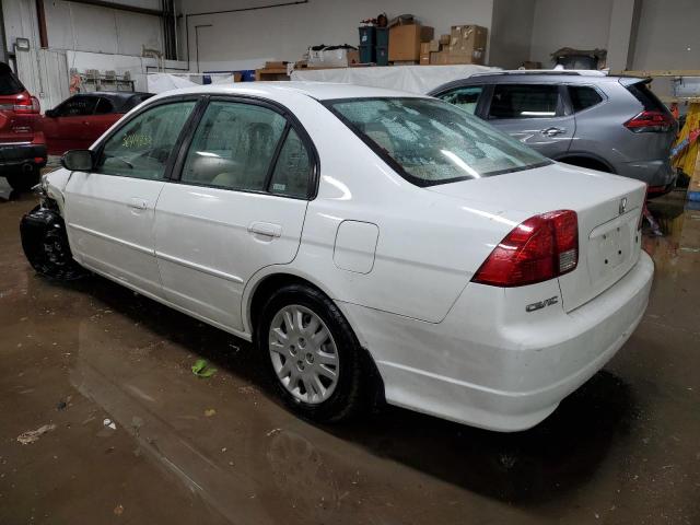Photo 2 from auction – 2005 HONDA CIVIC LX with VIN 2HGES16635H522398