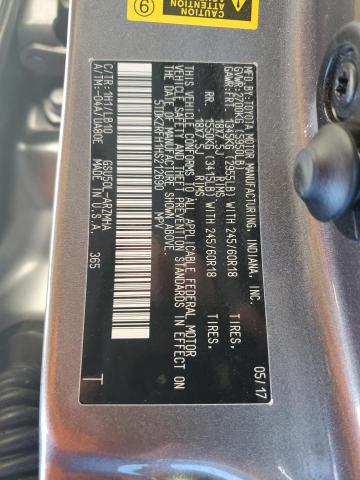Photo 14 from auction – 2017 TOYOTA HIGHLANDER with VIN 5TDKZRFH1HS212690