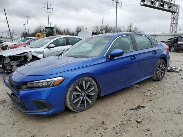HONDA CIVIC EX 2022 with VIN 2HGFE1F71NH317523 - Photo from auction