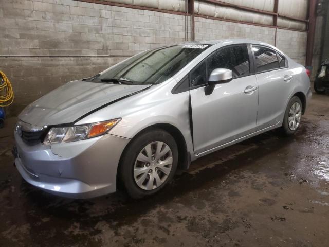 HONDA CIVIC LX 2012 with VIN 2HGFB2F47CH056657 - Photo from auction
