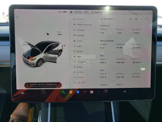 Photo 9 from auction – 2020 TESLA MODEL Y with VIN 5YJYGDEE2LF044128