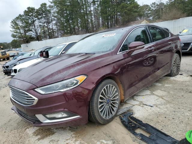 FORD FUSION SE 2017 with VIN 3FA6P0HD7HR218984 - Photo from auction