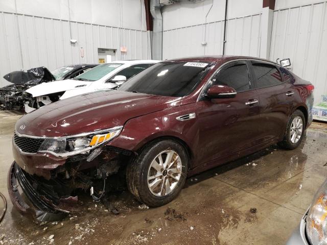 KIA OPTIMA LX 2016 with VIN 5XXGT4L34GG117981 - Photo from auction