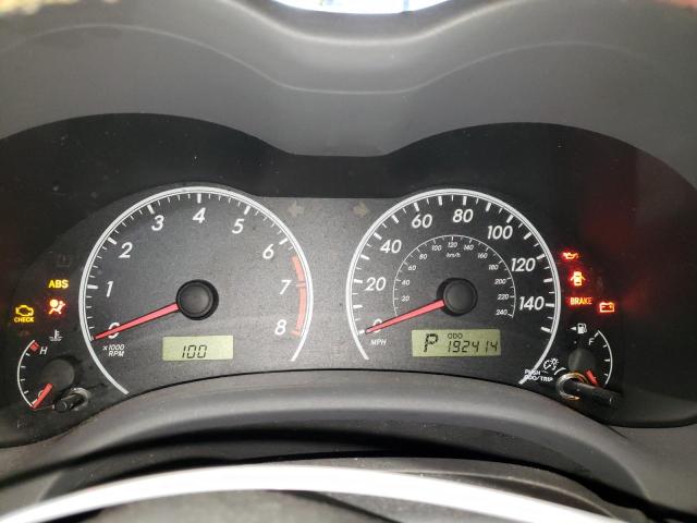 Photo 9 from auction – 2009 TOYOTA COROLLA BA with VIN 2T1BU40E59C182636