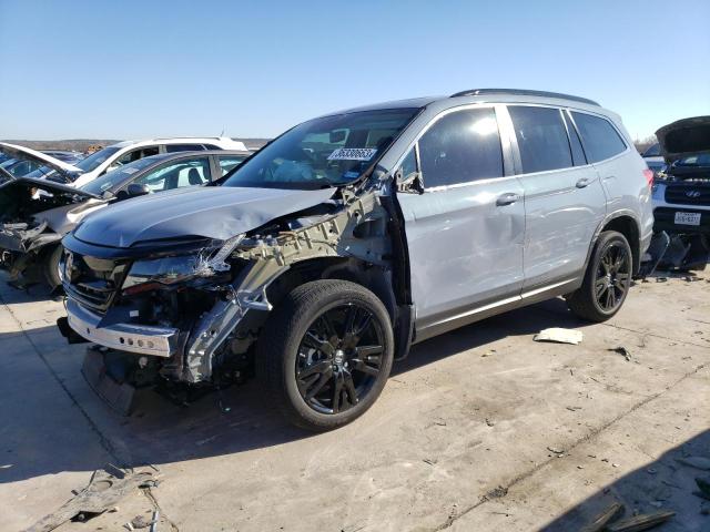 HONDA PILOT SE 2022 with VIN 5FNYF5H24NB011550 - Photo from auction